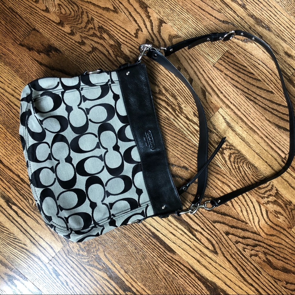 COACH Zoe Signature Large Hobo Bag